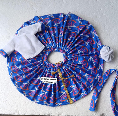 Velvet dress with cap and muffler