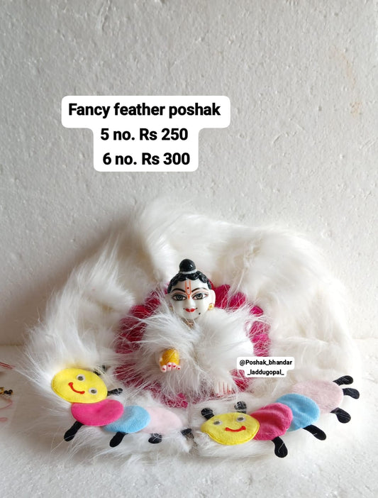 Fancy feather poshak ( 5 and 6 no.)