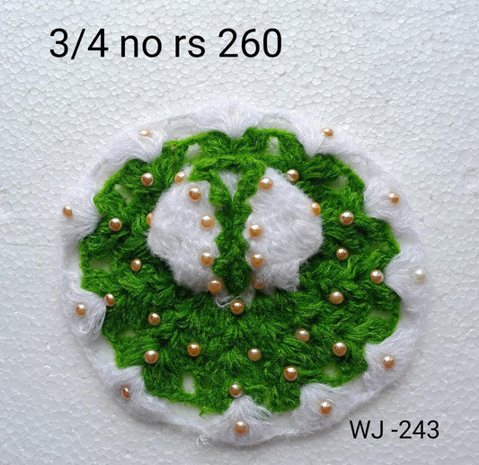 3/4 no. Dress Woolen ( Moti work )