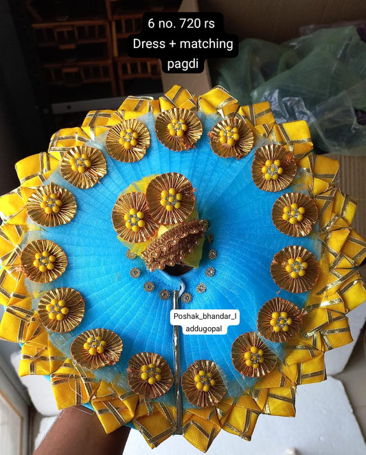 6 no. Heavy dress with pagdi