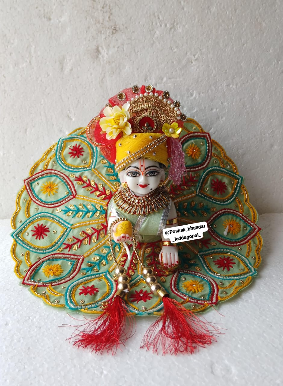 Heavy handwork dress with pagdi