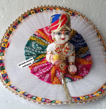 Gujrati dress with multicoloured pagdi