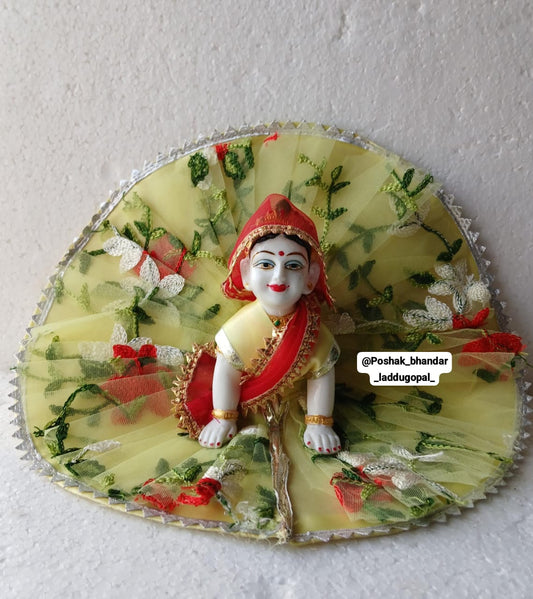 Radharani dress with duppata ( 3 to 7 no.)