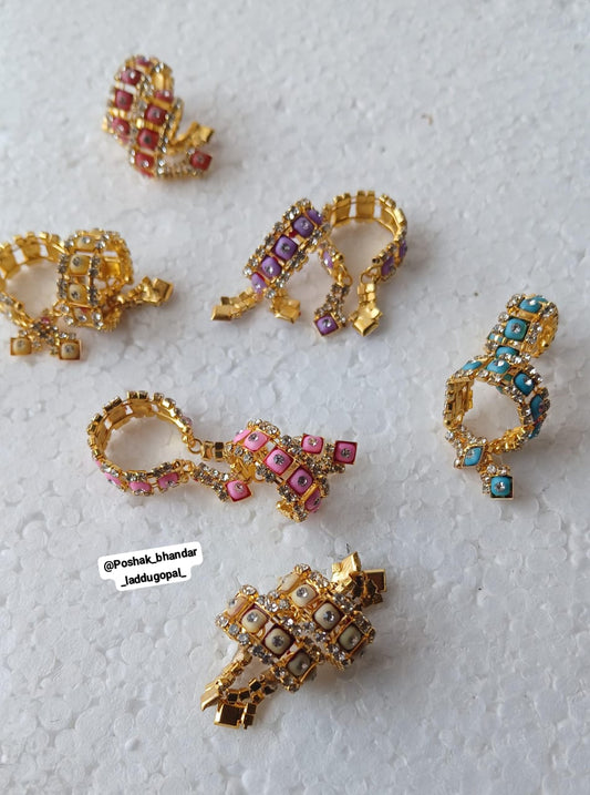 Heavy stone latkan Bangle