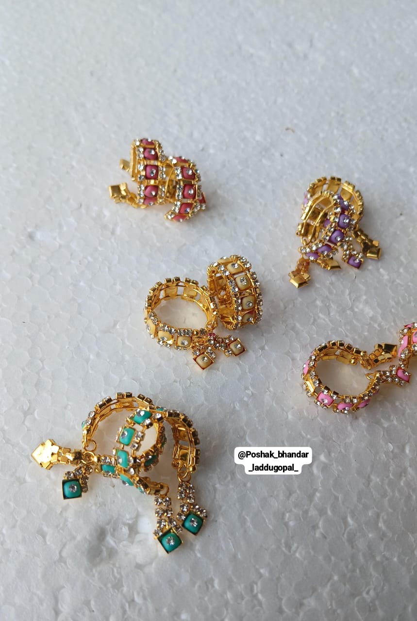 Heavy stone latkan Bangle