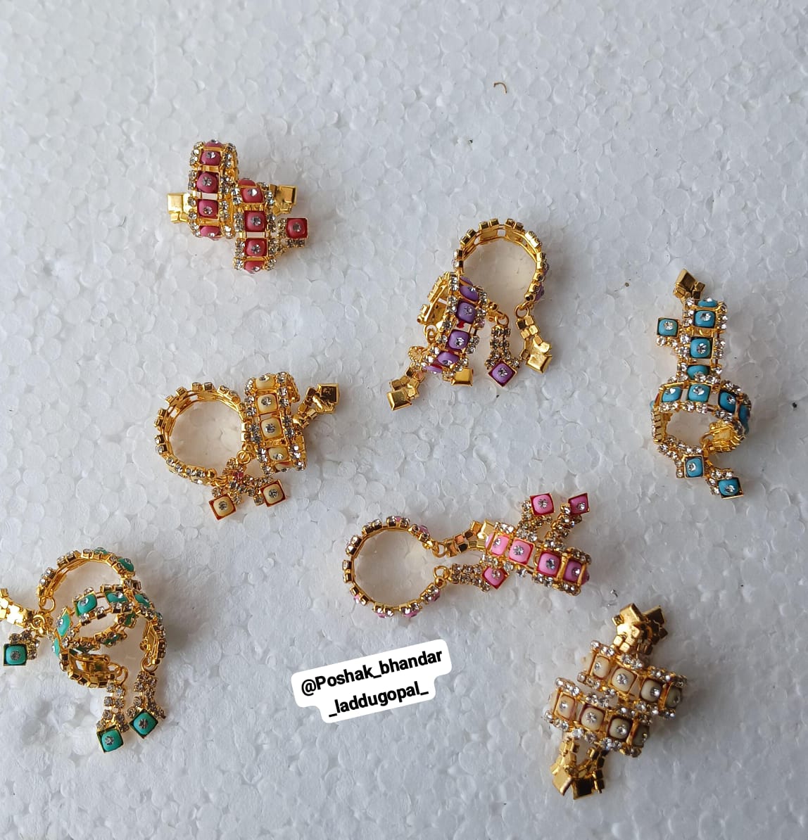Heavy stone latkan Bangle