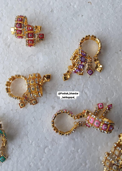 Heavy stone latkan Bangle