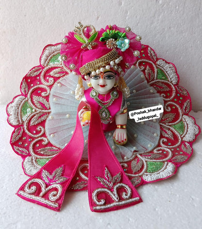 Manmohan poshak handwork dress with pagdi