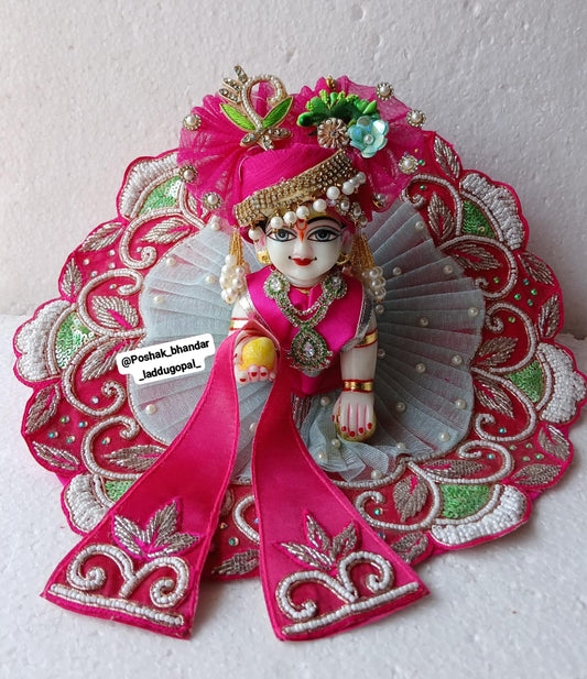 Manmohan poshak handwork dress with pagdi