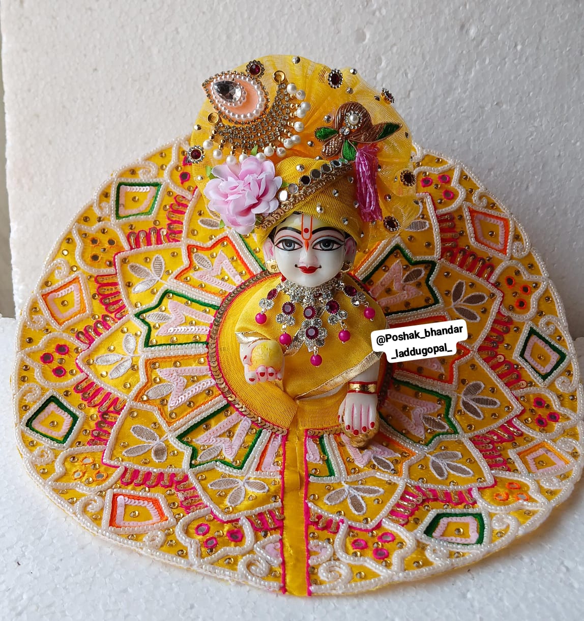 Pitambar heavy dress with pagdi