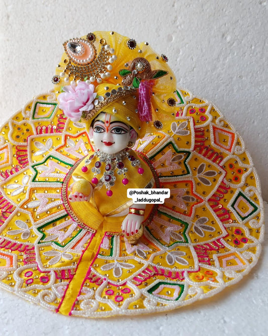 Pitambar heavy dress with pagdi