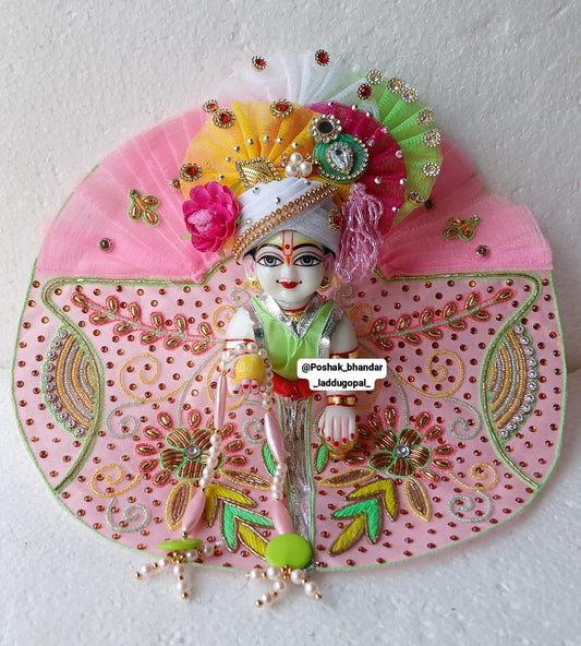 Heavy handwork dress with heavy pagdi (6/7 no.)