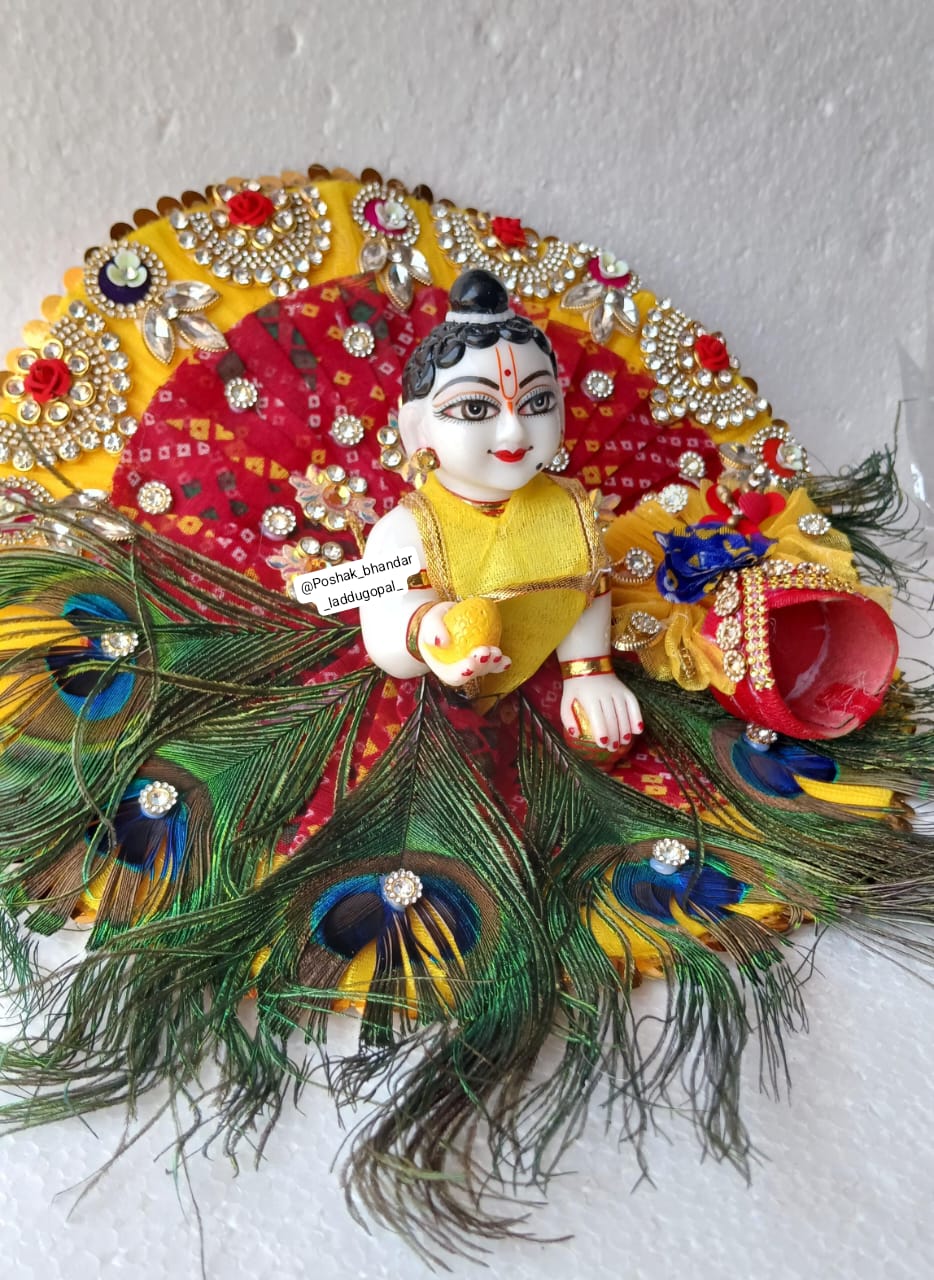 6 no. Dress with pagdi ( morpankh pattern)