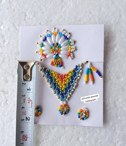 Multicoloured Moti Mala full set