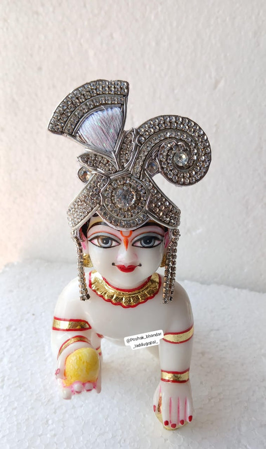 Zardosi handwork mukut