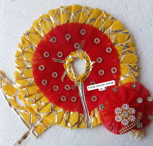 3/4 no. Gota Patti dress with pagdi