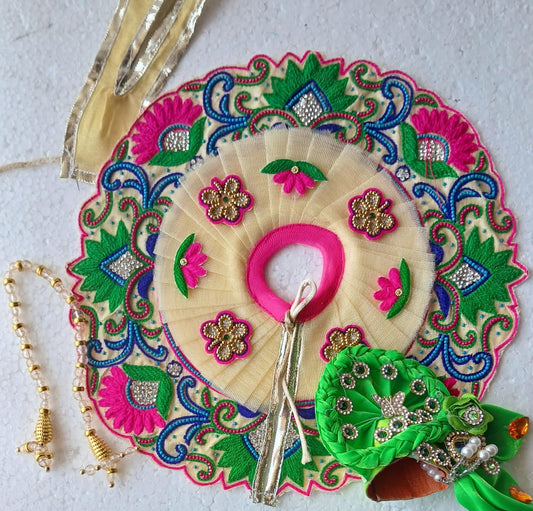 5 no. Heavy handwork dress with pagdi