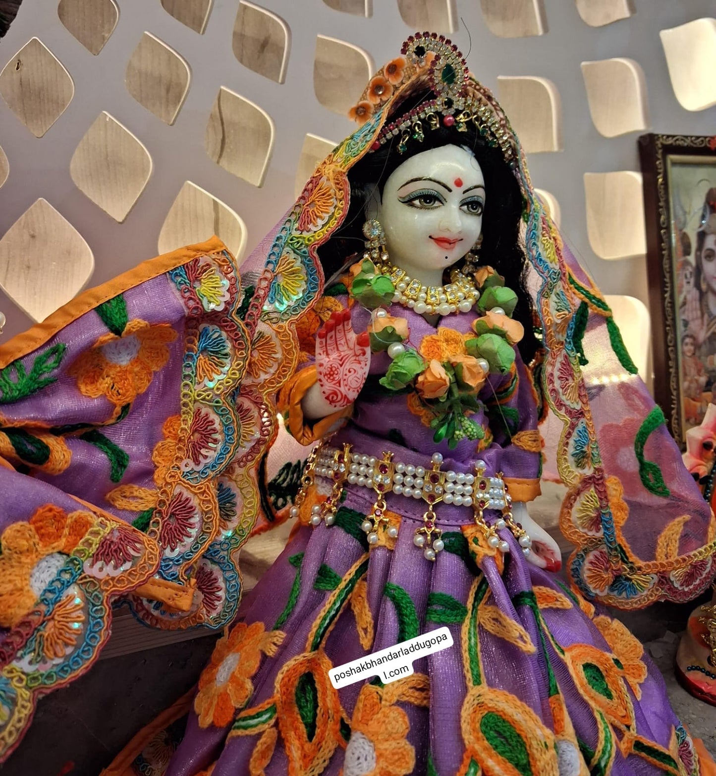 Beautiful premium quality radhakrishna dress