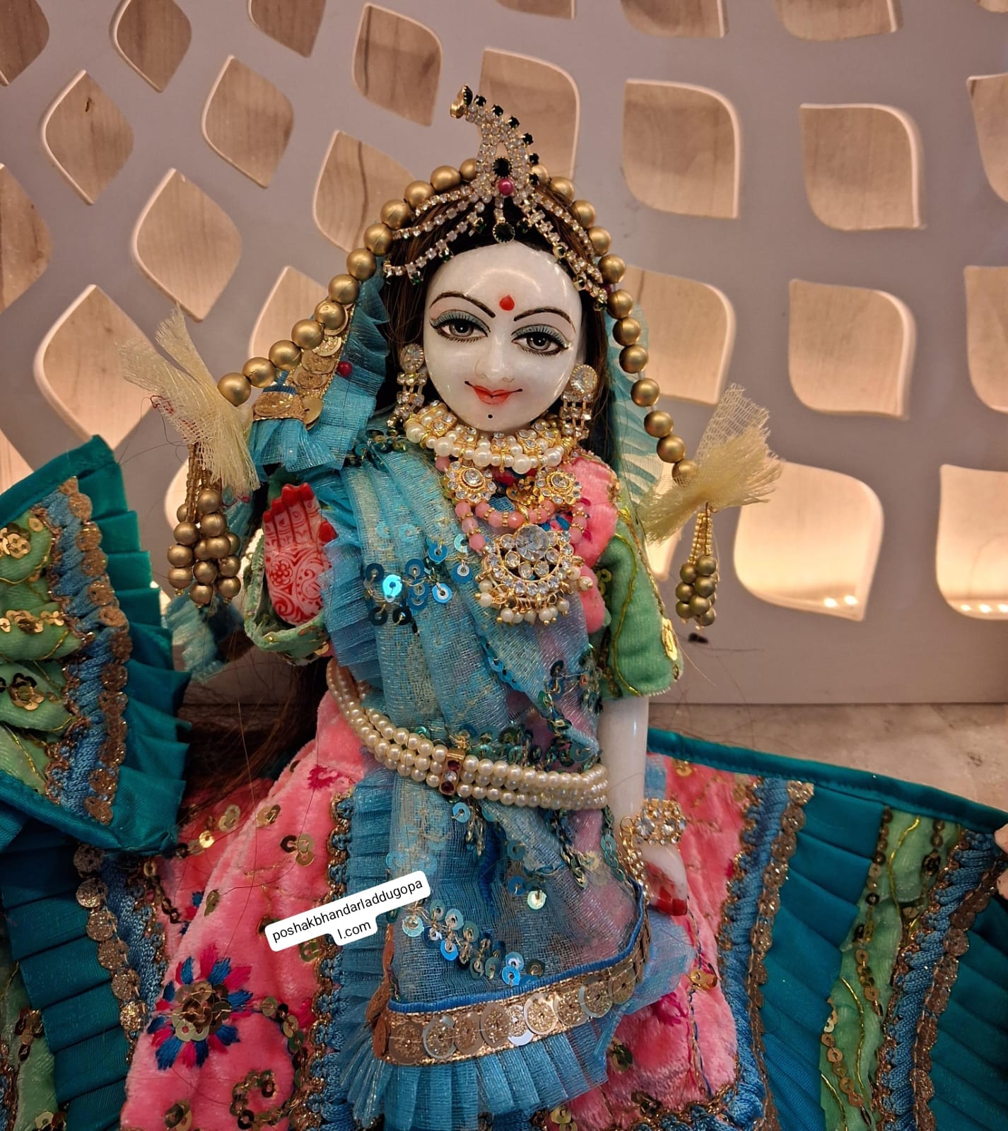 Beautiful premium quality radhakrishna dress ( velvet )