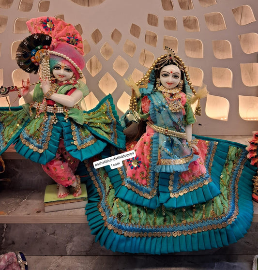 Beautiful premium quality radhakrishna dress ( velvet )