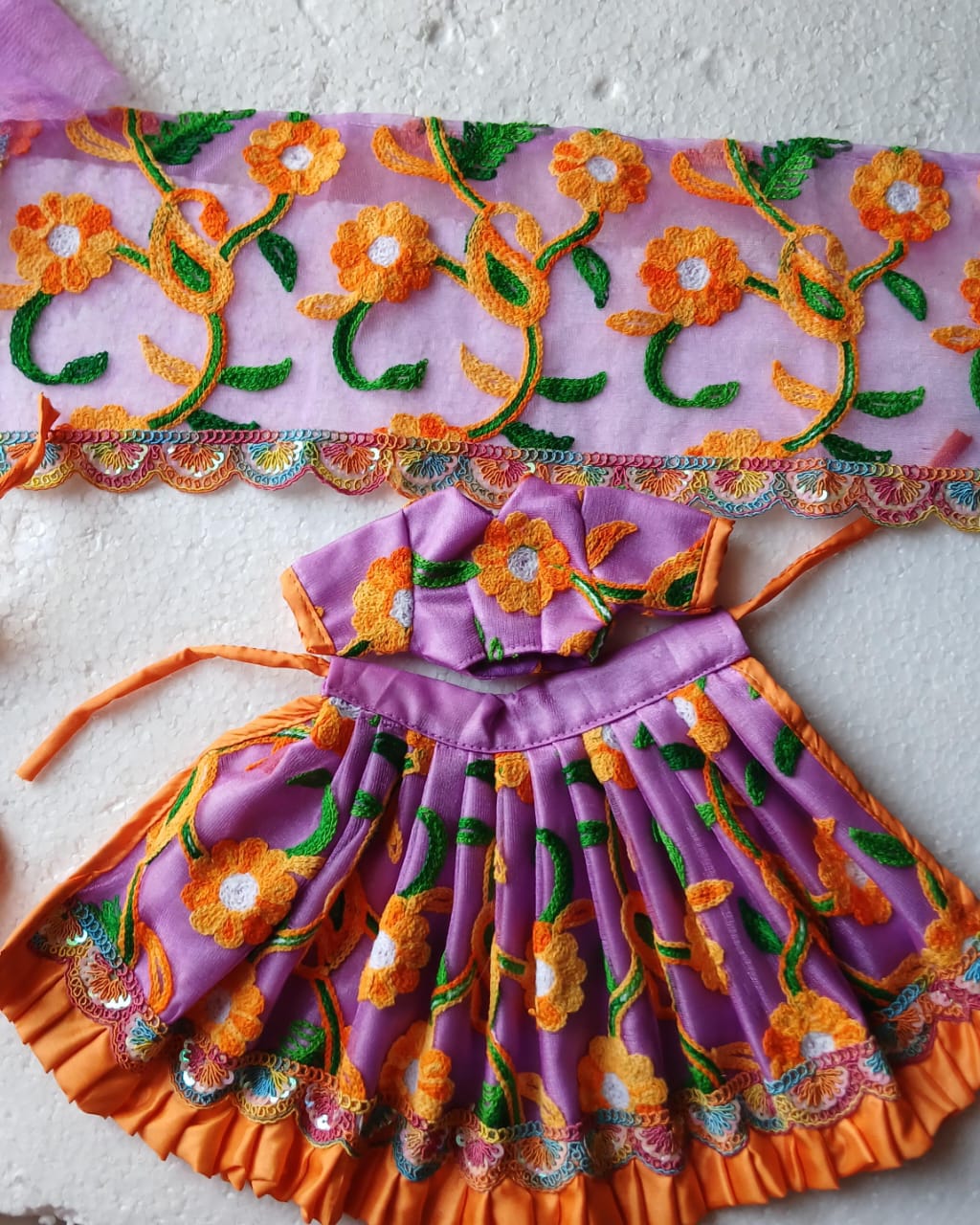 Beautiful premium quality radhakrishna dress
