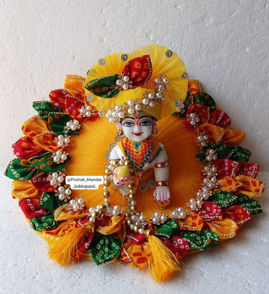 Kunjbihari poshak with pagdi and patka