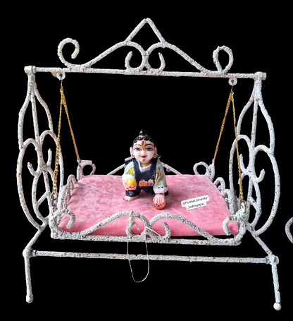 Folding jhula ( with velvet aasan )