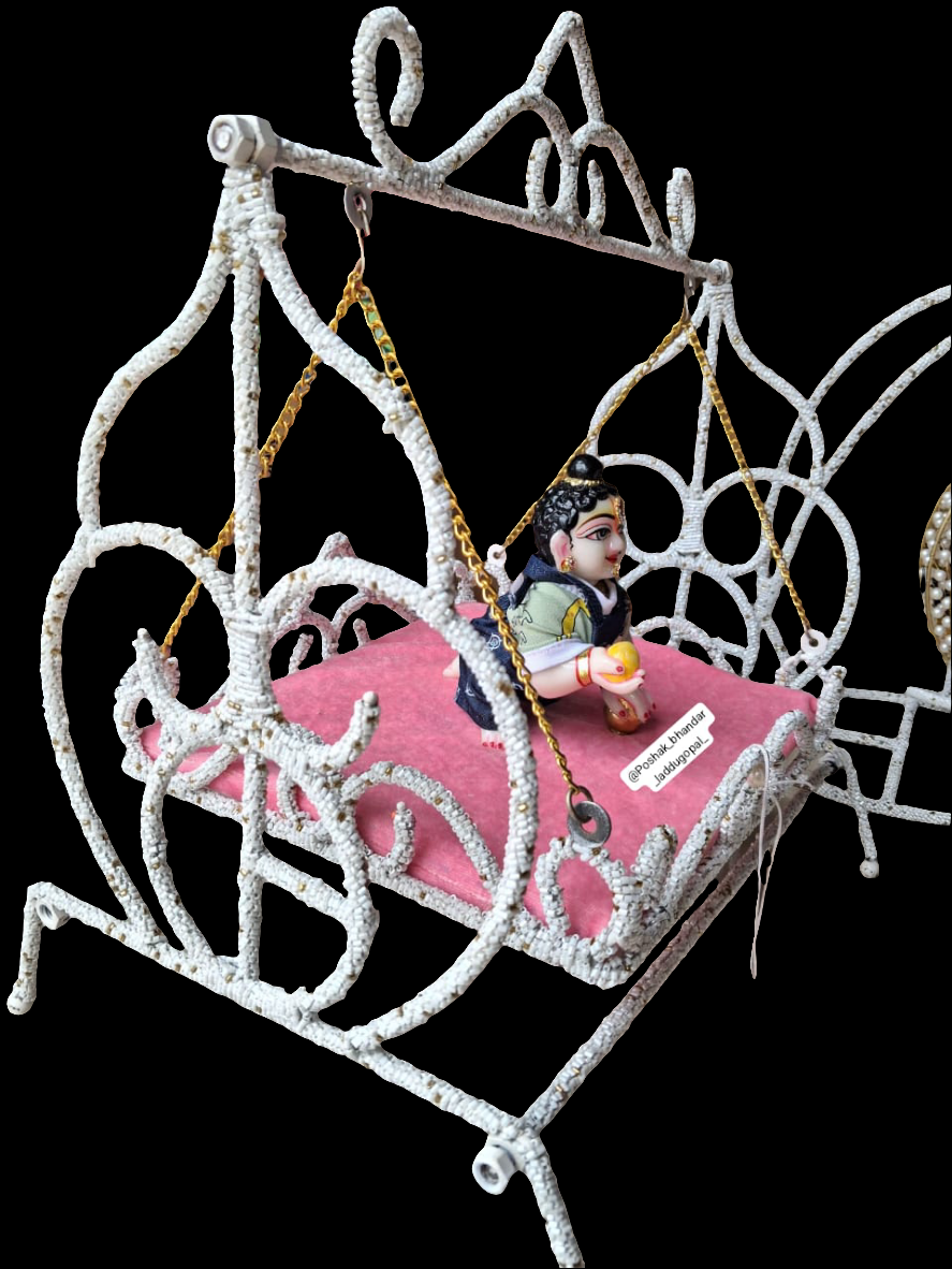 Folding jhula ( with velvet aasan )