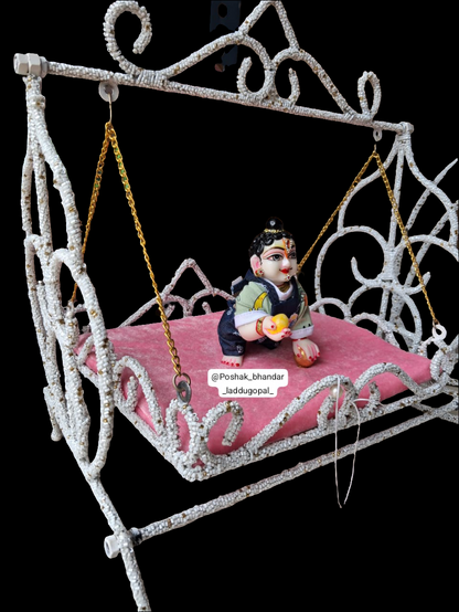 Folding jhula ( with velvet aasan )