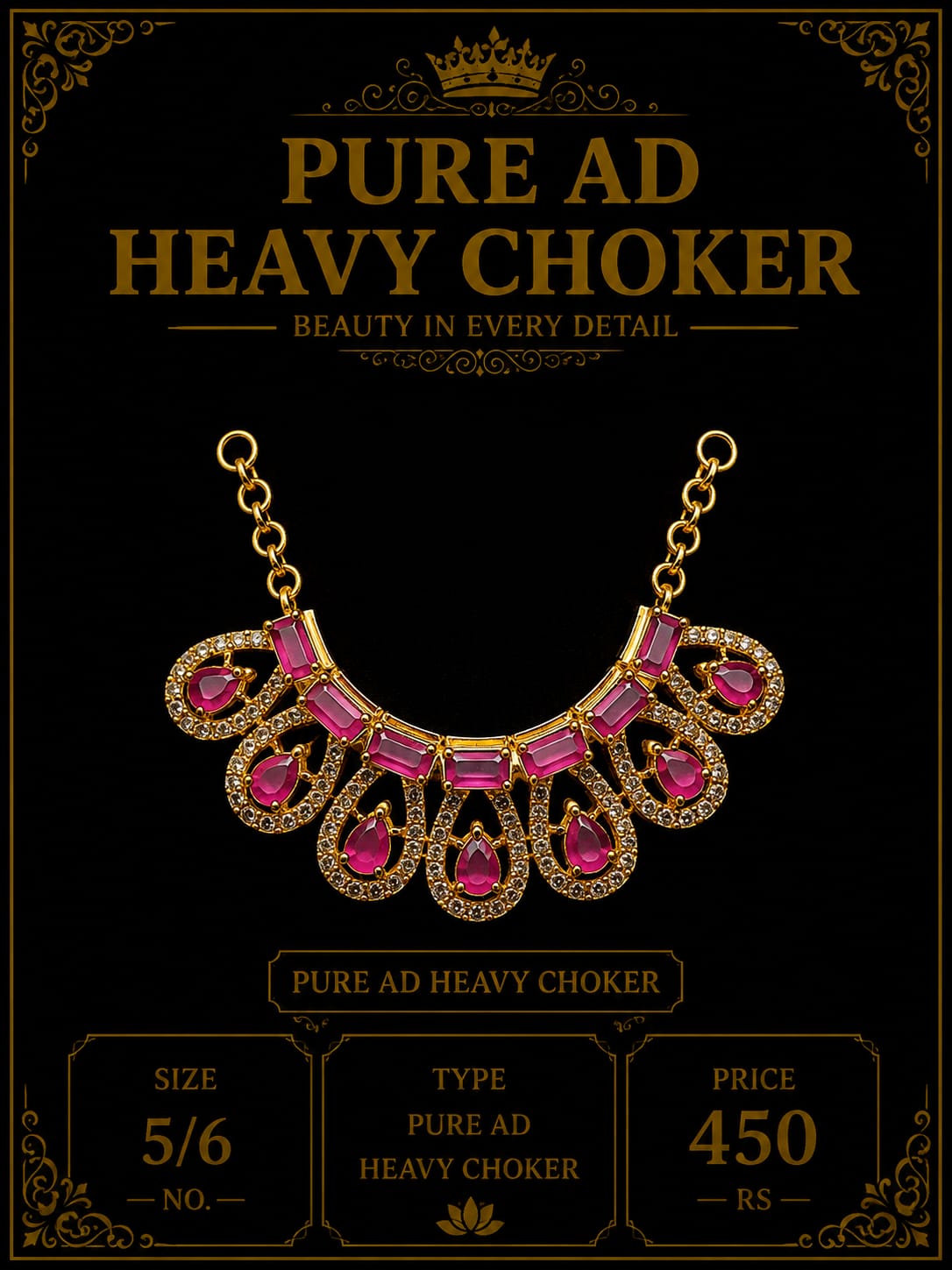 Pure ad heavy choker
