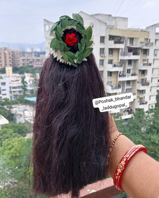 Long hair soft quality with heavy maangtika look