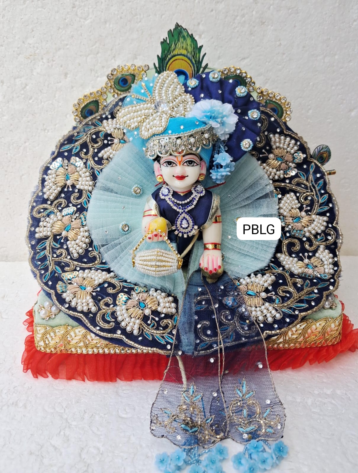 Butterfly handwork dress Janmashtami special