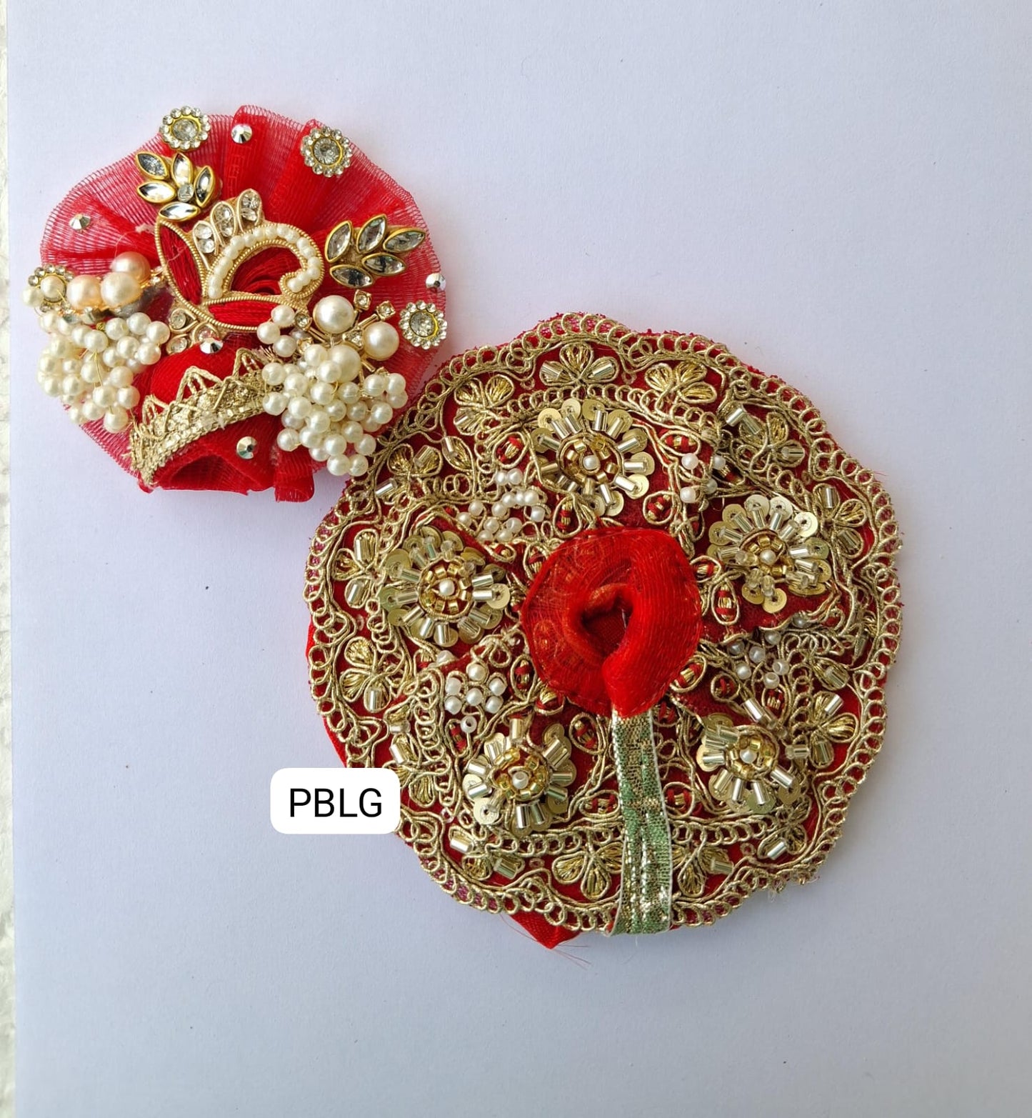 0/1 no. Heavy dress with pagdi ( Red colour )