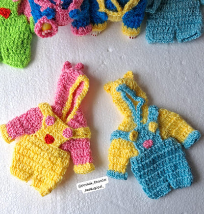 Bunny hoody bib suit