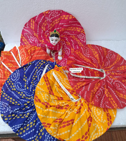 Bandhini dress 3 to 7 no.