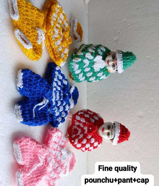 Pounchu + pant + cap set