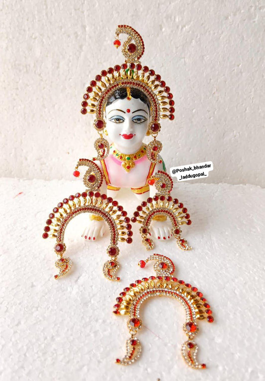 Heavy chandrika for radharani/ matarani