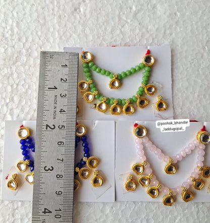 Heavy double layer mala + earing