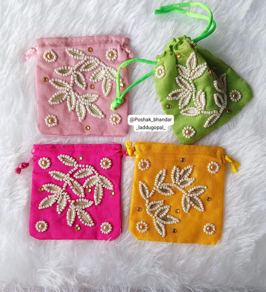 Handwork Potli / purse for radha ji