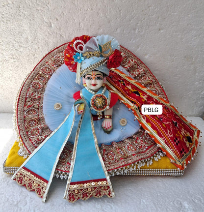 Desighner dress with pagdi and patka