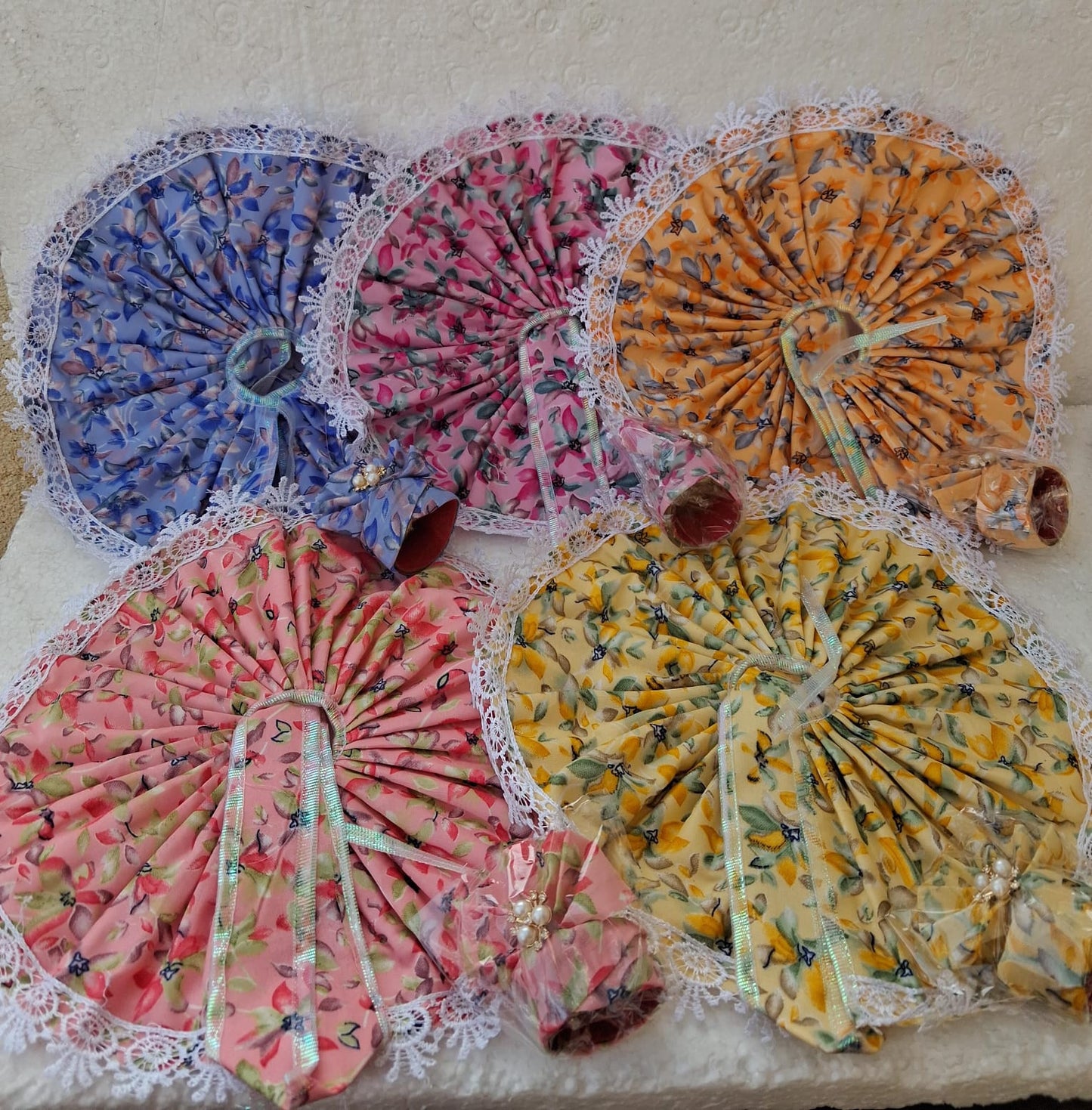 Cotton dress with pagdi