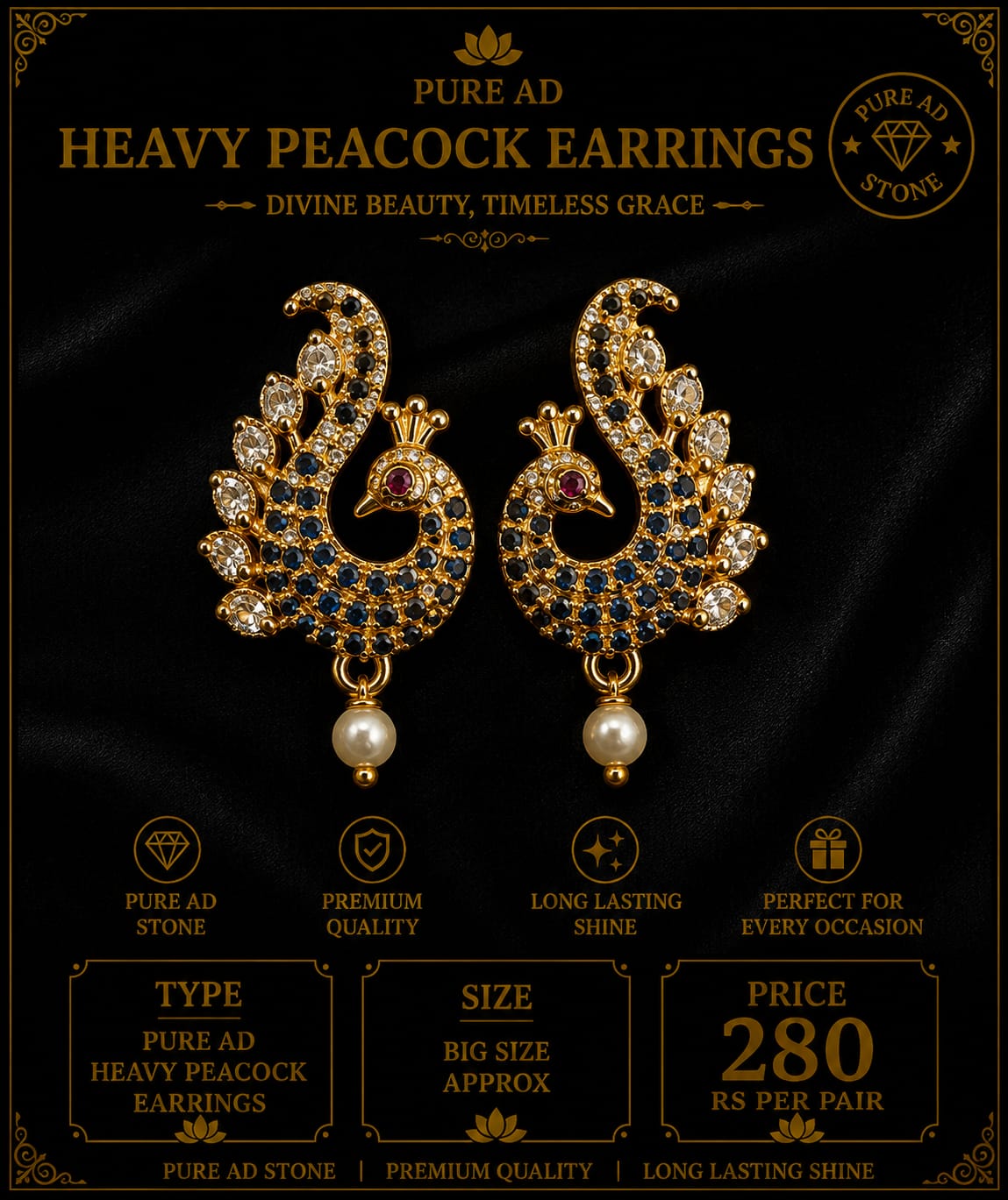 Heavy big size earing