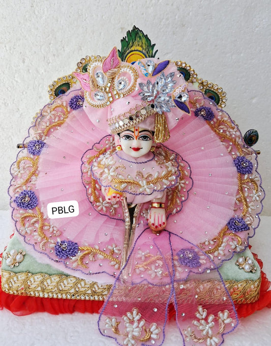 Handwork jacket dress with pagdi and patka