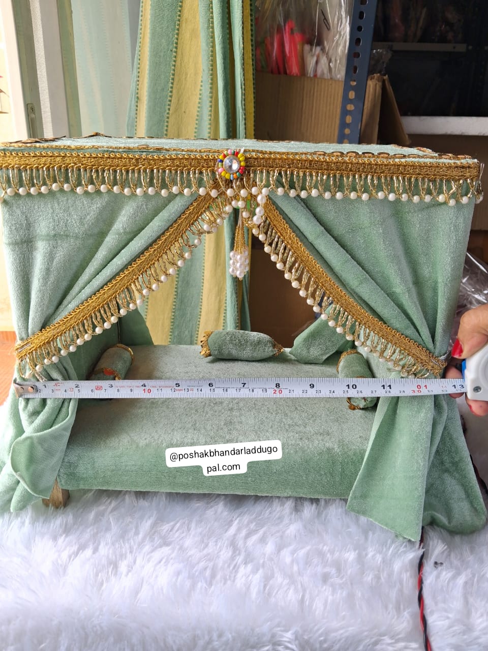 Shahi bed with light and fan