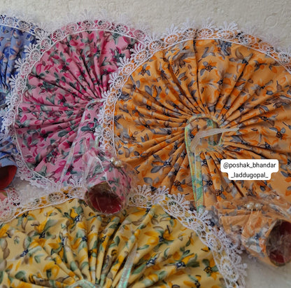 Cotton dress with pagdi