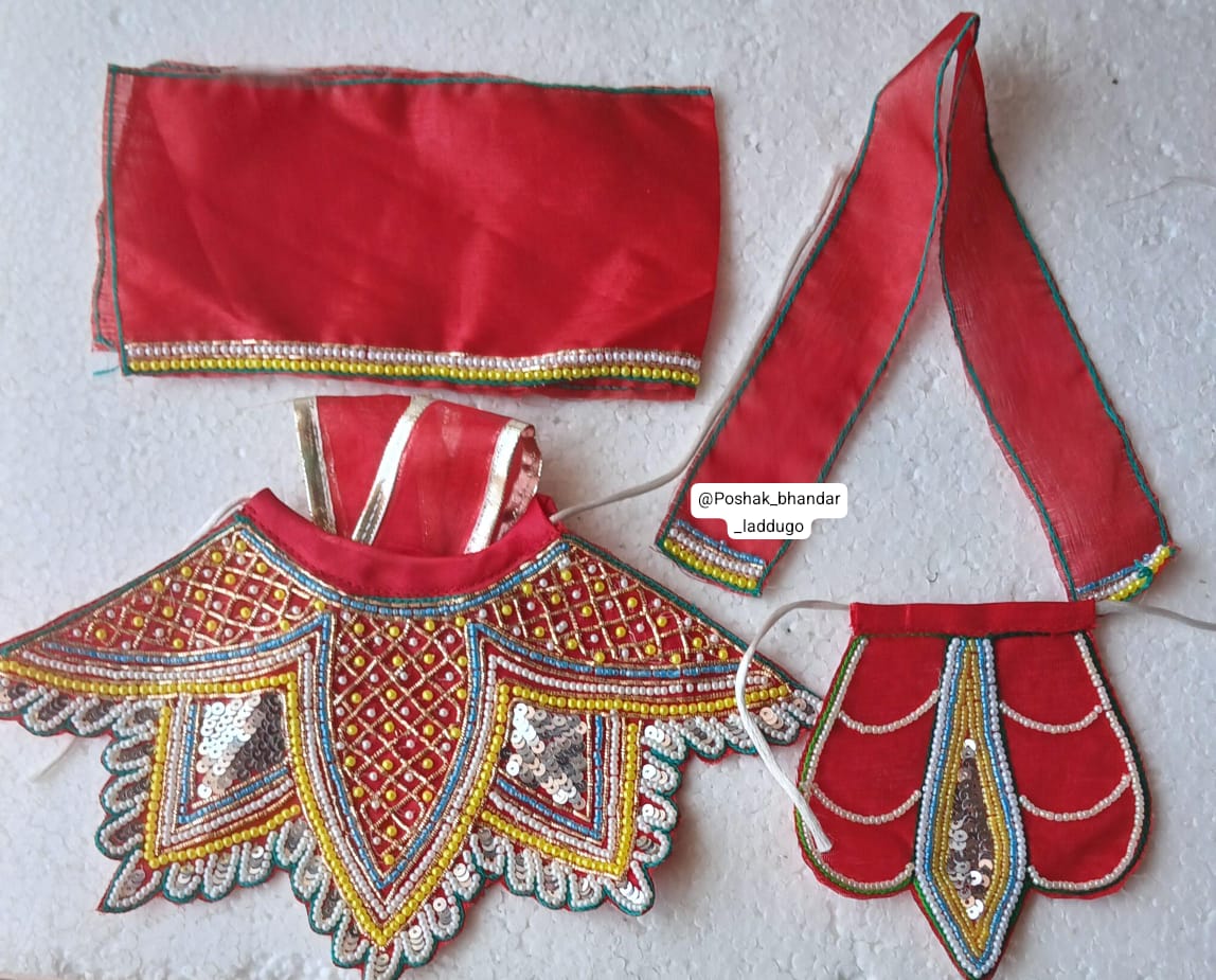 Handwork radhakrishna dress