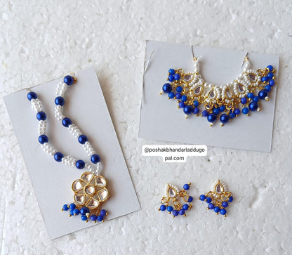 Heavy mala + choker + earing set