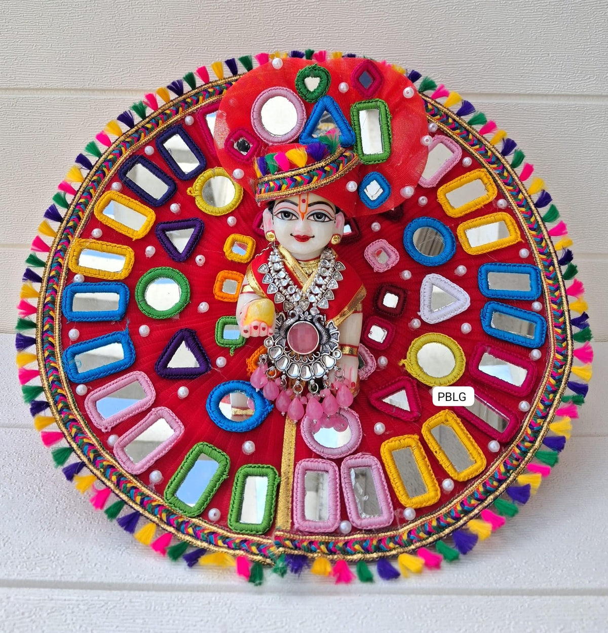 Real mirror Navratri poshak