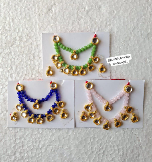 Heavy double layer mala + earing