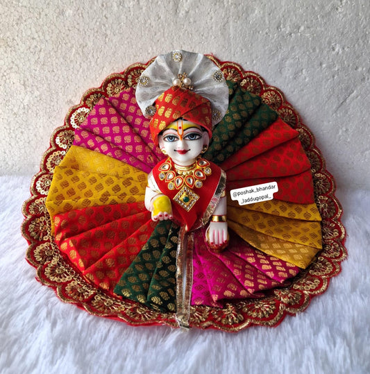 Multicolored banarsi dress